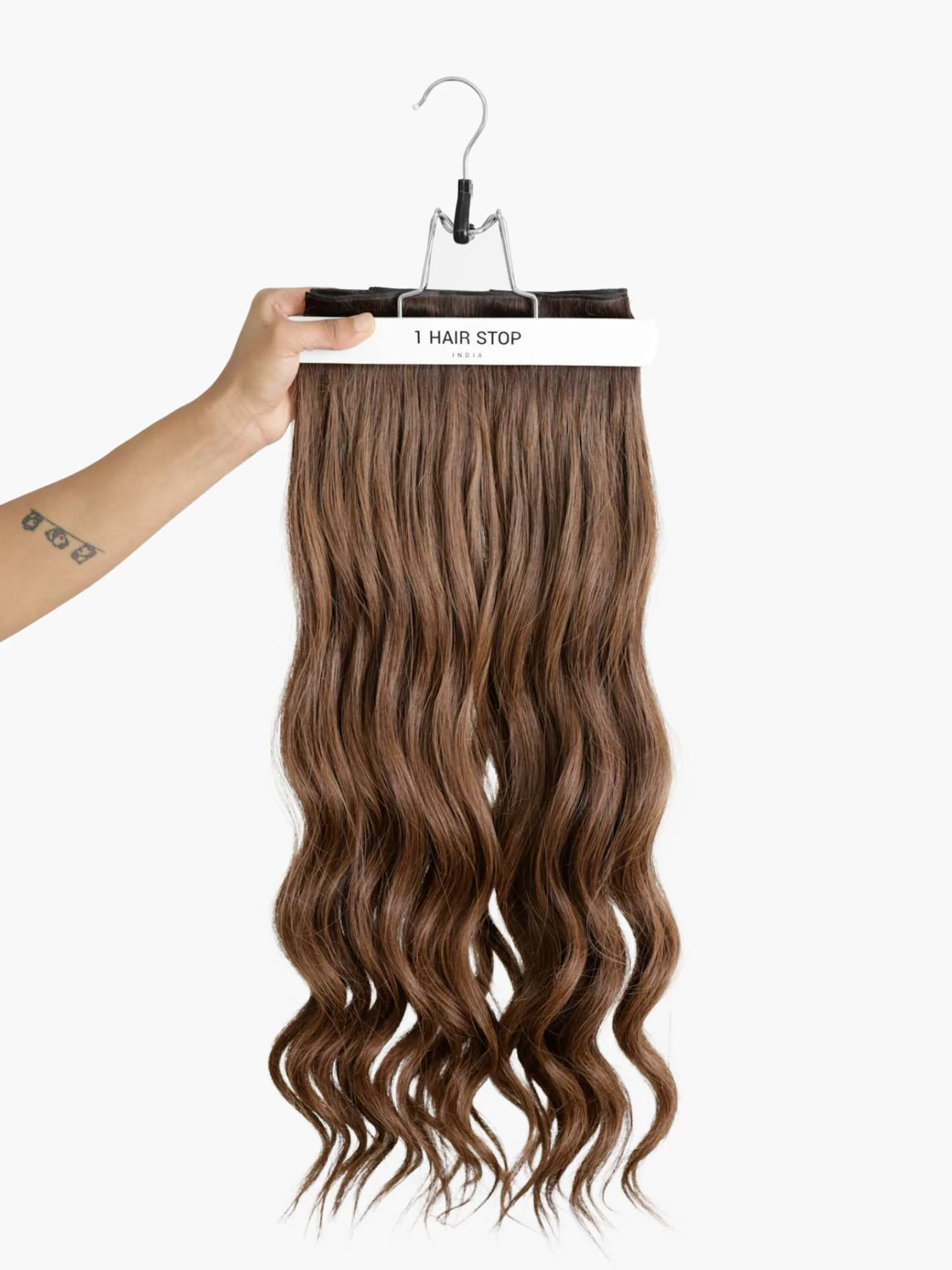 Chestnut Blend - Seamless 3 Set Clip-in Extensions - Image 4