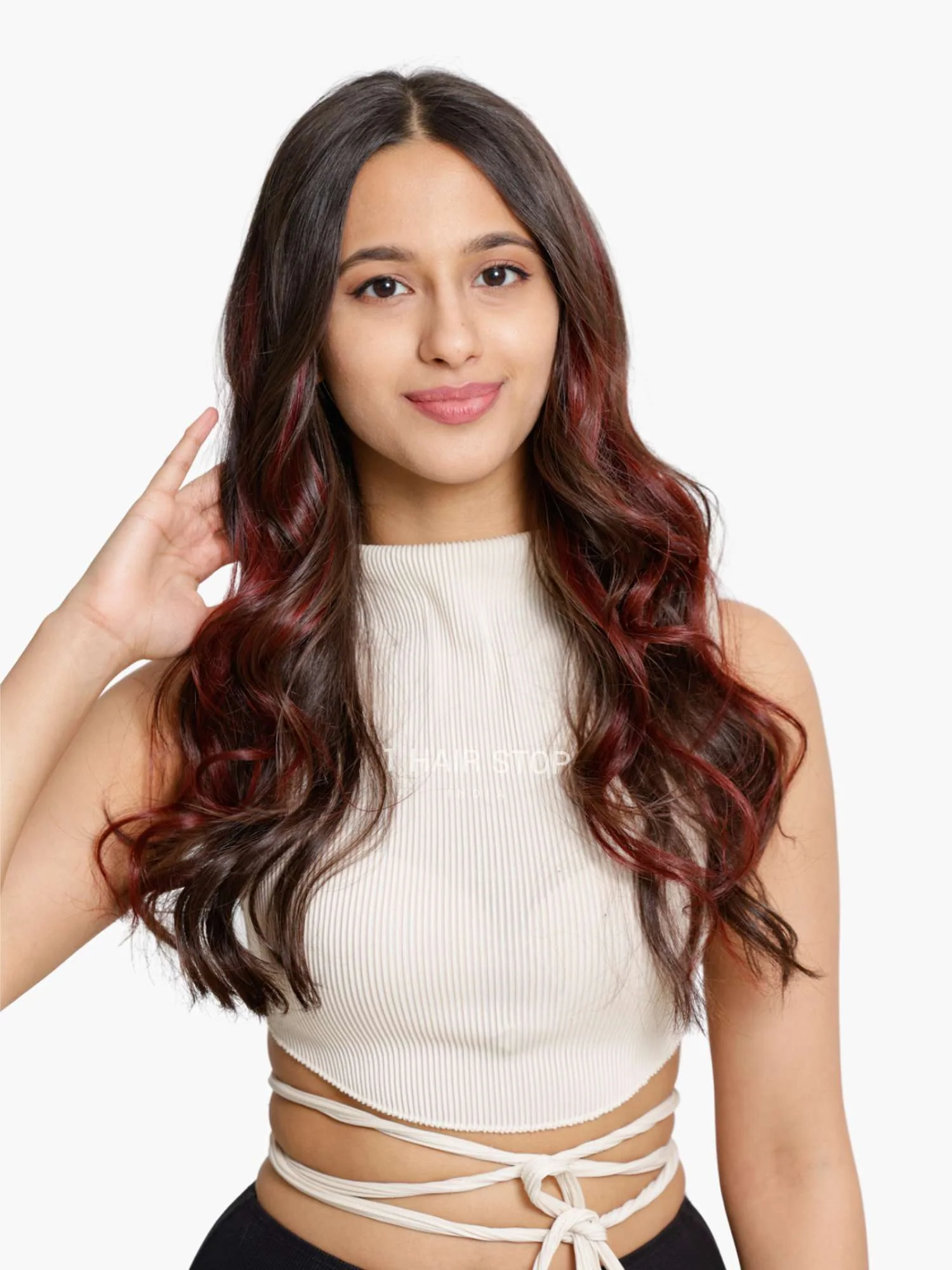 Ombré Burgundy Streaks - Image 3