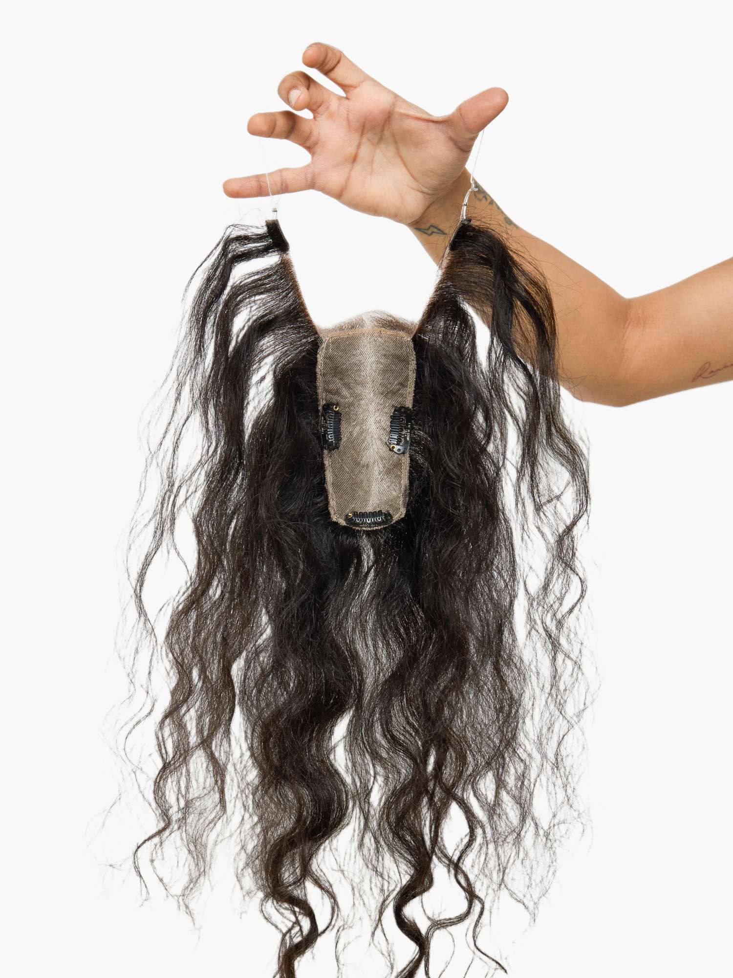 Receding Hairline Topper- Curly - Image 6