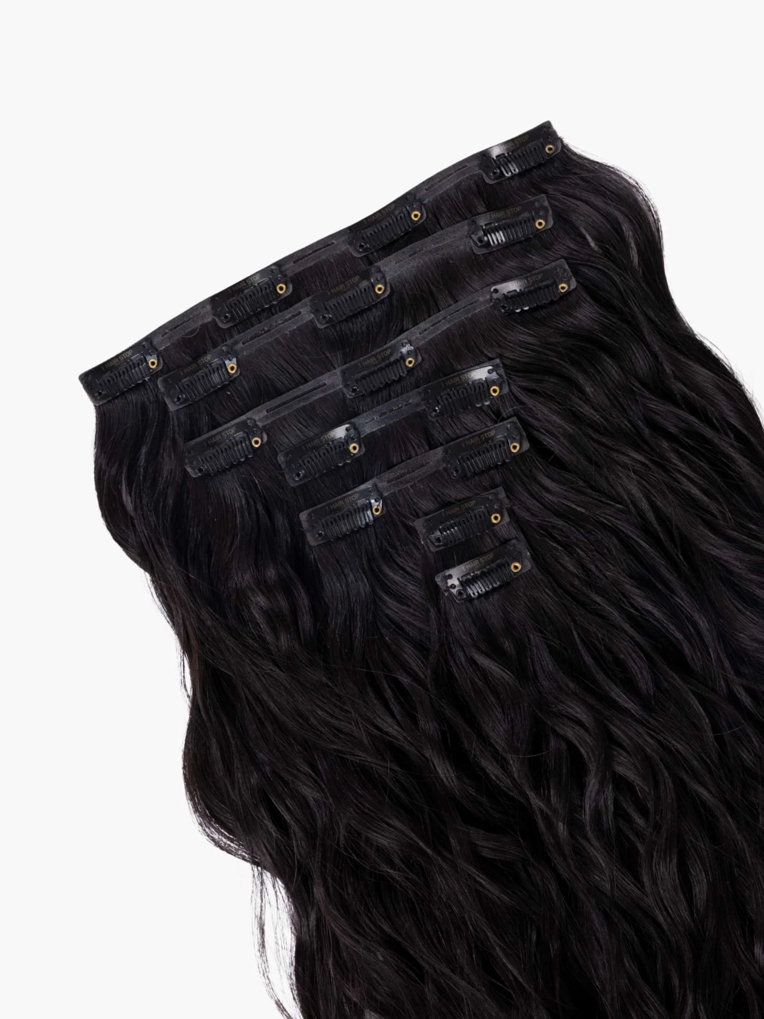 Seamless 7 Set Clip-in Extensions - Wavy - Image 4