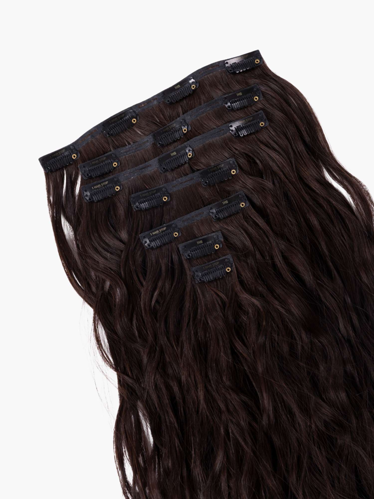 Seamless 7 Set Clip-in Extensions - Wavy - Image 6