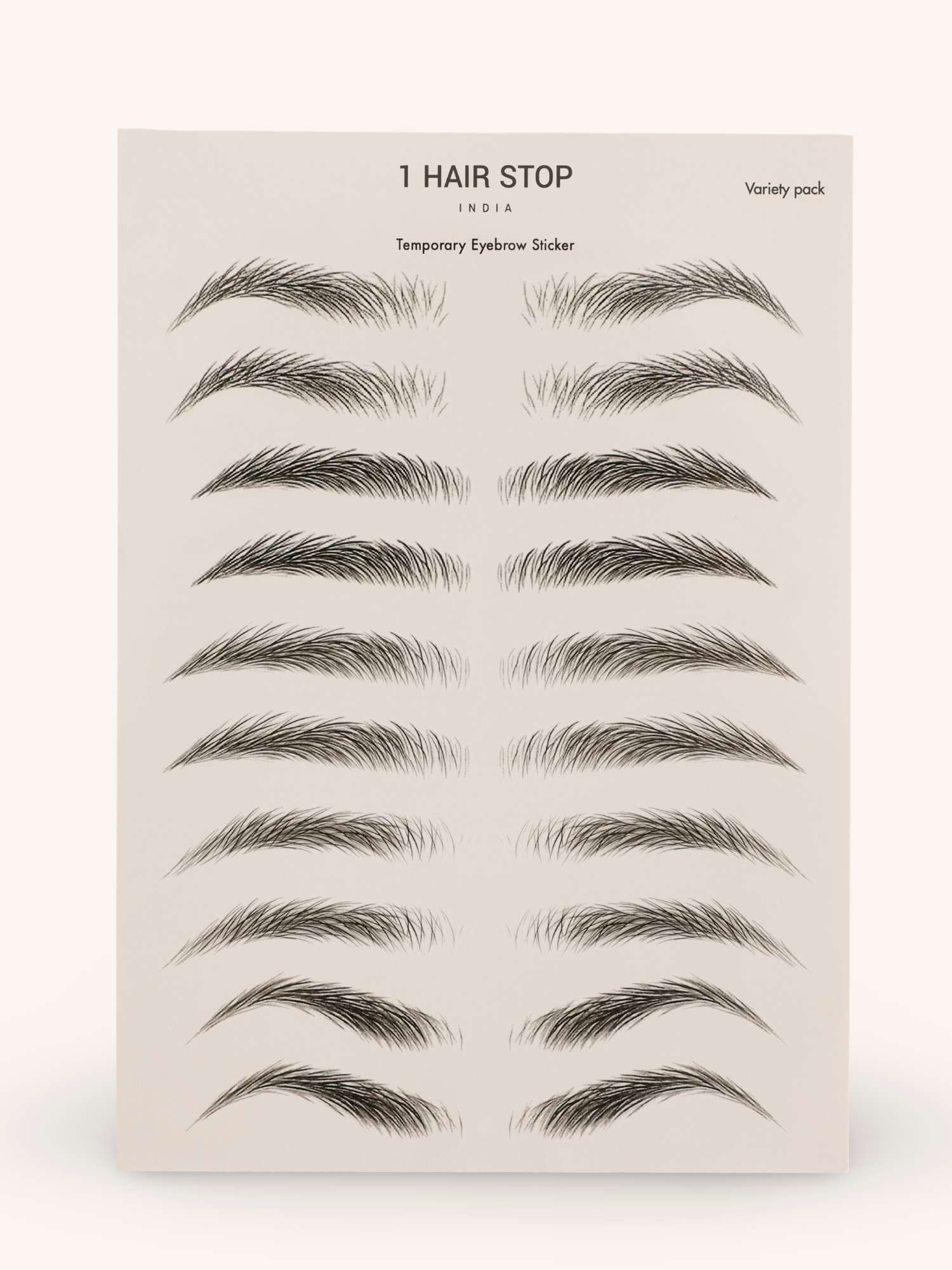 Temporary Eyebrow Sticker - Variety Pack - Image 4